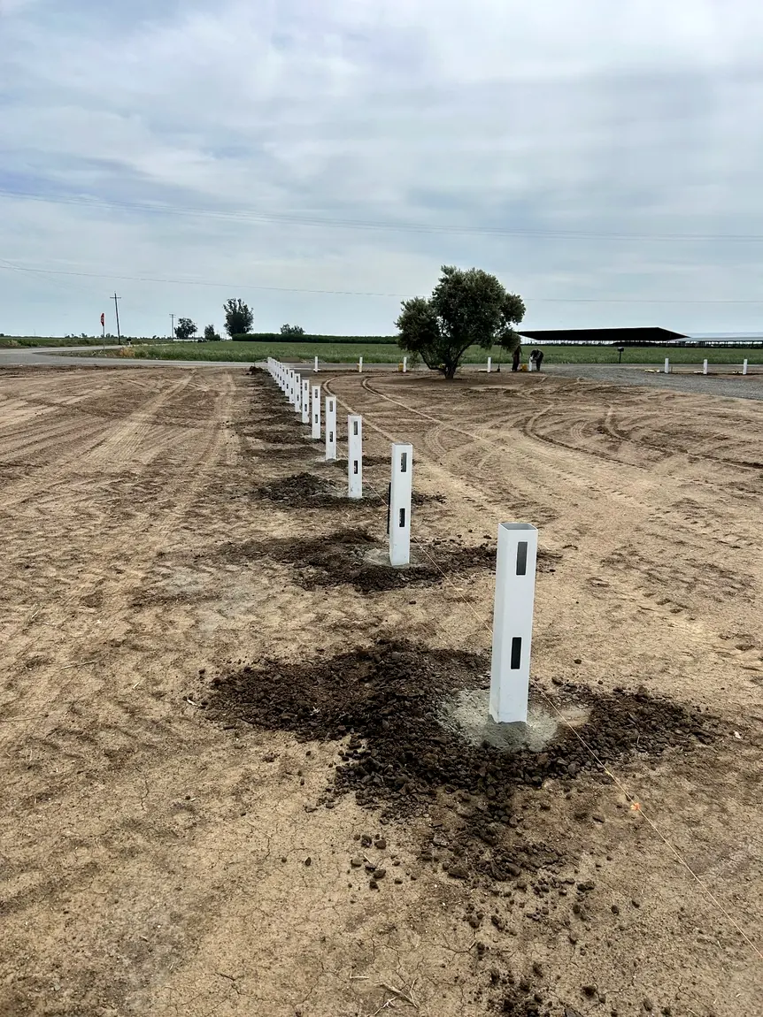 Fence posts and property fencing installation