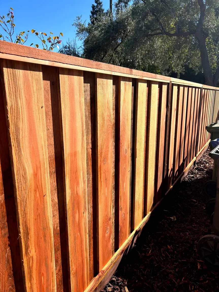 Wood fence repair and replacement work